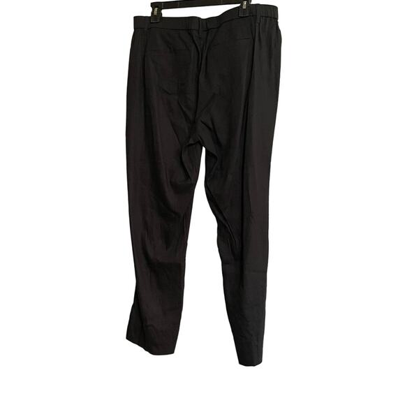 J Jill Pants Modern Linen Stretch Slit Hem Slim Sz L Tall Pullon Pocket Comfort - Picture 2 of 9